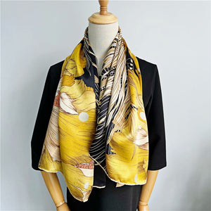 MaraSilk Pure Mulberry Silk Scarf - Square Crepe Satin MS461