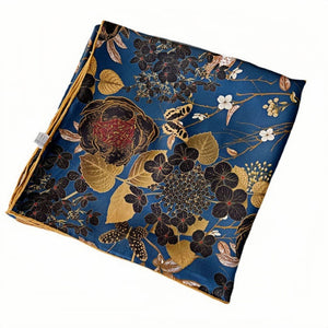 MaraSilk Pure Mulberry Silk Scarf - Square Crepe Satin MS463