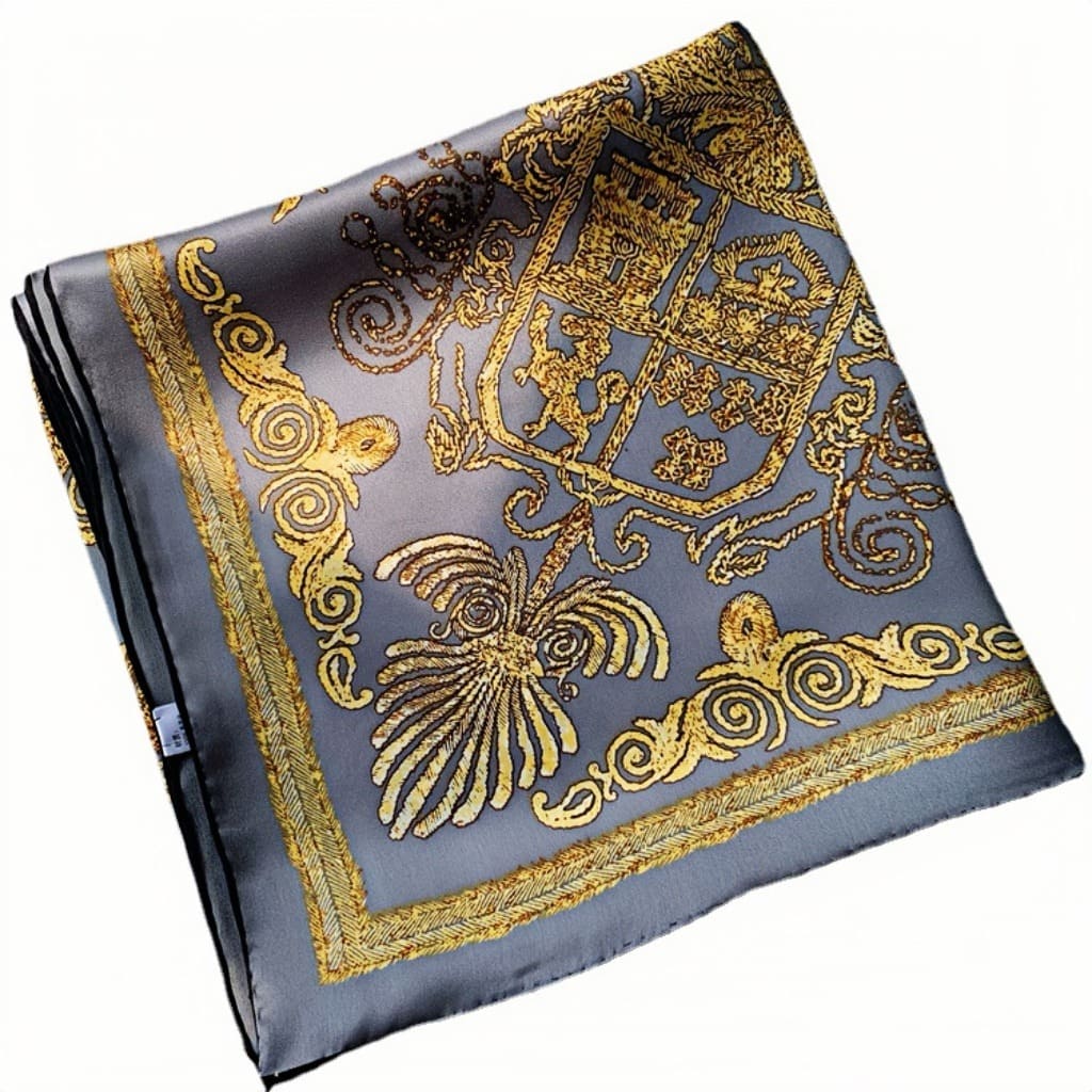 MaraSilk Pure Mulberry Silk Scarf - Square Crepe Satin MS464