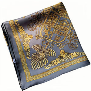 MaraSilk Pure Mulberry Silk Scarf - Square Crepe Satin MS464