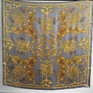 MaraSilk Pure Mulberry Silk Scarf - Square Crepe Satin MS464