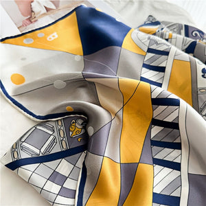 MaraSilk Pure Mulberry Silk Scarf - Square Crepe Satin MS474