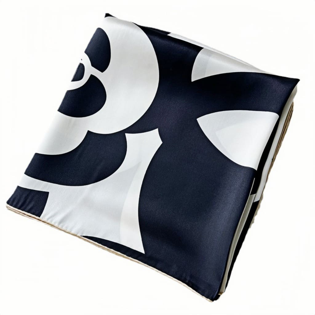 MaraSilk Pure Mulberry Silk Scarf - Square Crepe Satin MS477