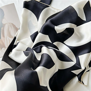 MaraSilk Pure Mulberry Silk Scarf - Square Crepe Satin MS477