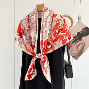 MaraSilk Pure Mulberry Silk Scarf - Square Crepe Satin MS482 41" x 41" MS48201