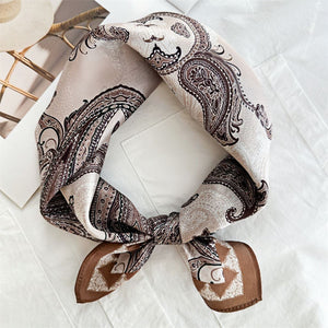 MaraSilk Pure Mulberry Silk Scarf Square Crepe Satin MS50-21