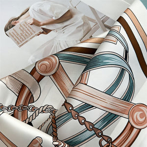 MaraSilk Pure Mulberry Silk Scarf Square Crepe Satin MS50-27