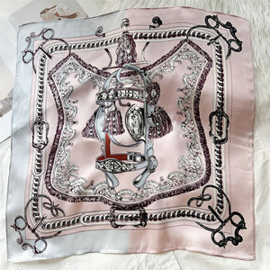 MaraSilk Pure Mulberry Silk Scarf Square Crepe Satin MS50-36