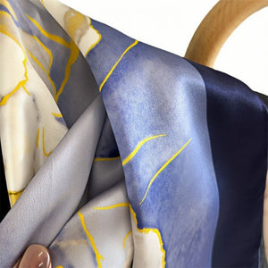 MaraSilk Pure Mulberry Silk Scarf - Square Crepe Satin MS502