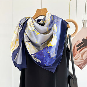 MaraSilk Pure Mulberry Silk Scarf - Square Crepe Satin MS502