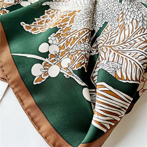 MaraSilk Pure Mulberry Silk Scarf - Square Crepe Satin MS505