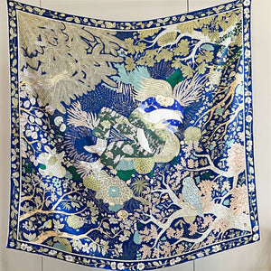 MaraSilk Pure Mulberry Silk Scarf - Square Crepe Satin MS508 41" x 41" MS50801