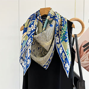 MaraSilk Pure Mulberry Silk Scarf - Square Crepe Satin MS508