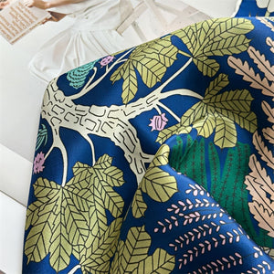 MaraSilk Pure Mulberry Silk Scarf - Square Crepe Satin MS508