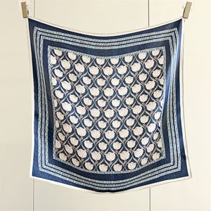 MaraSilk Pure Mulberry Silk Scarf Square Crepe Satin MS53-16