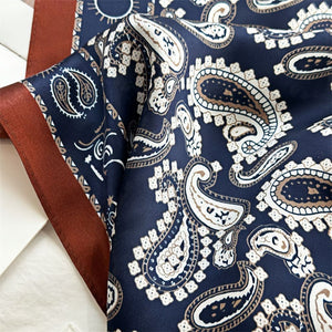 MaraSilk Pure Mulberry Silk Scarf Square Crepe Satin MS53-25