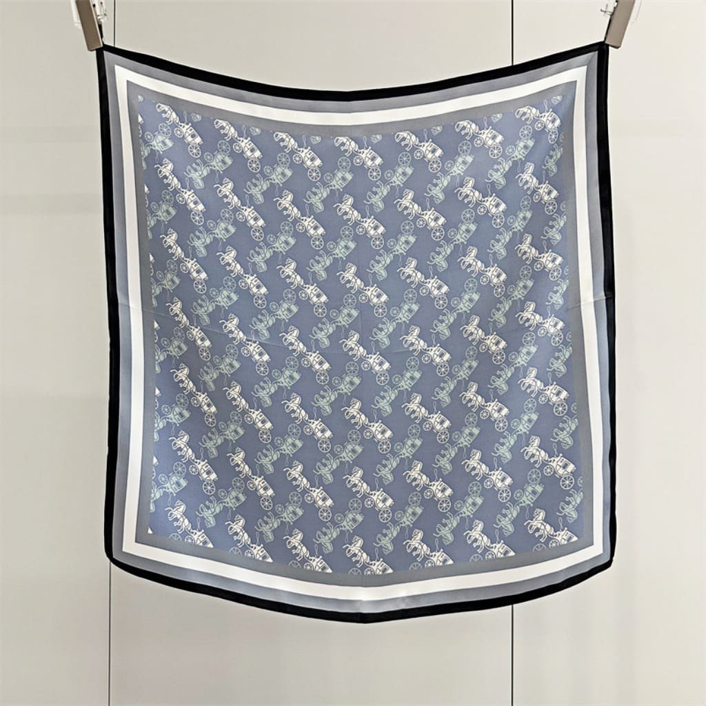 MaraSilk Pure Mulberry Silk Scarf Square Crepe Satin MS53-46