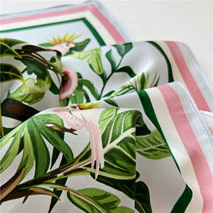 MaraSilk Pure Mulberry Silk Scarf Square Crepe Satin MS55-20