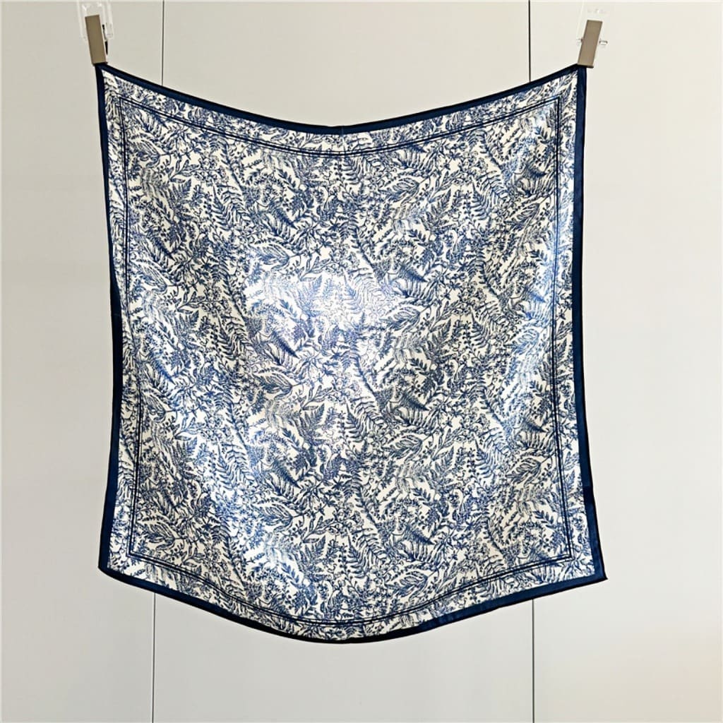 MaraSilk Pure Mulberry Silk Scarf Square Crepe Satin MS56-8