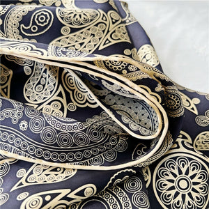 MaraSilk Pure Mulberry Silk Scarf - Square Crepe Satin MS569