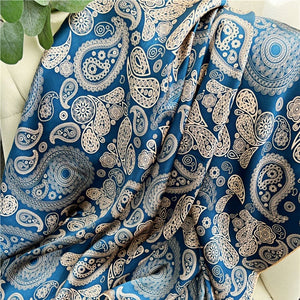 MaraSilk Pure Mulberry Silk Scarf - Square Crepe Satin MS569