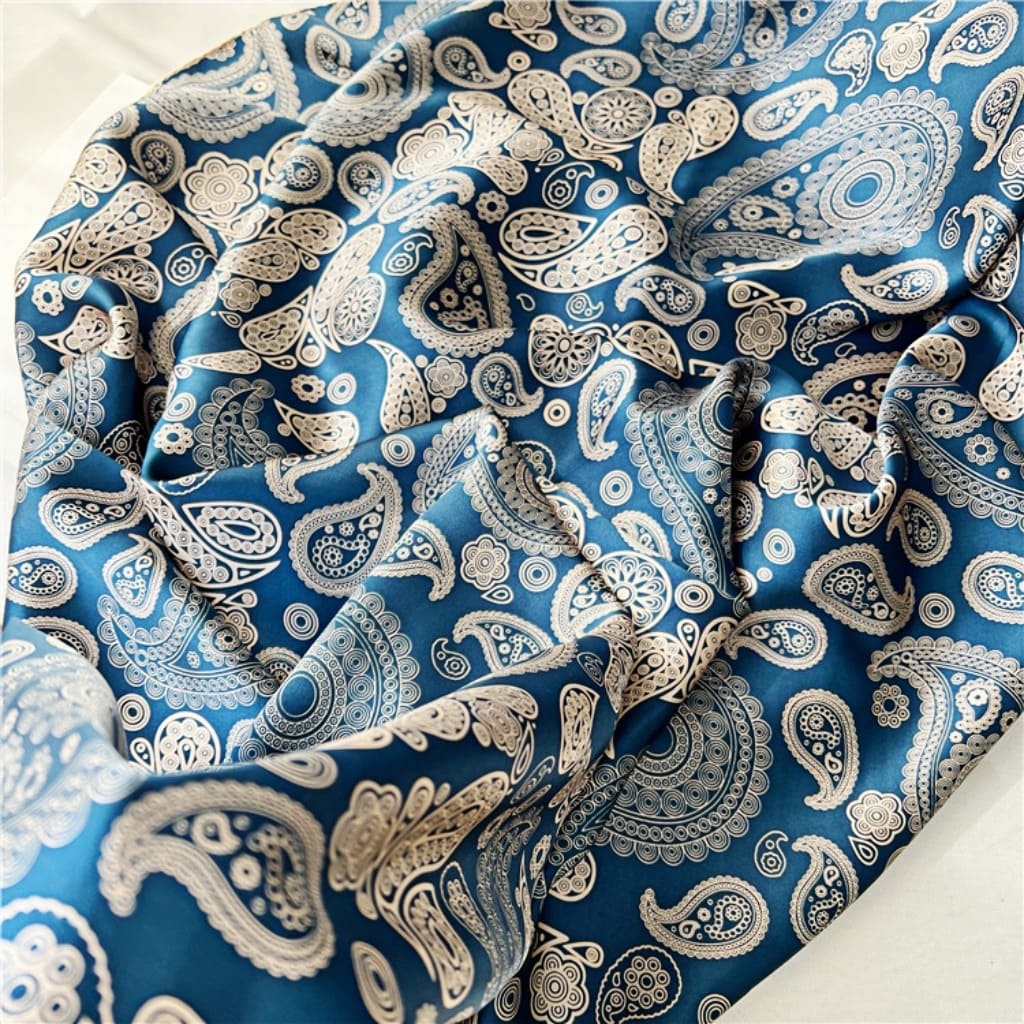 MaraSilk Pure Mulberry Silk Scarf - Square Crepe Satin MS569