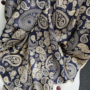 MaraSilk Pure Mulberry Silk Scarf - Square Crepe Satin MS569