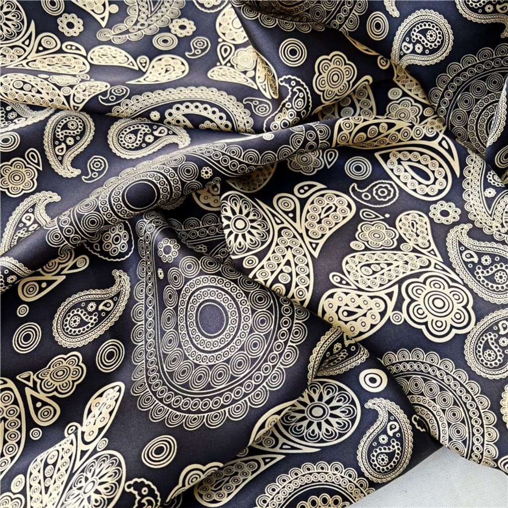 MaraSilk Pure Mulberry Silk Scarf - Square Crepe Satin MS569