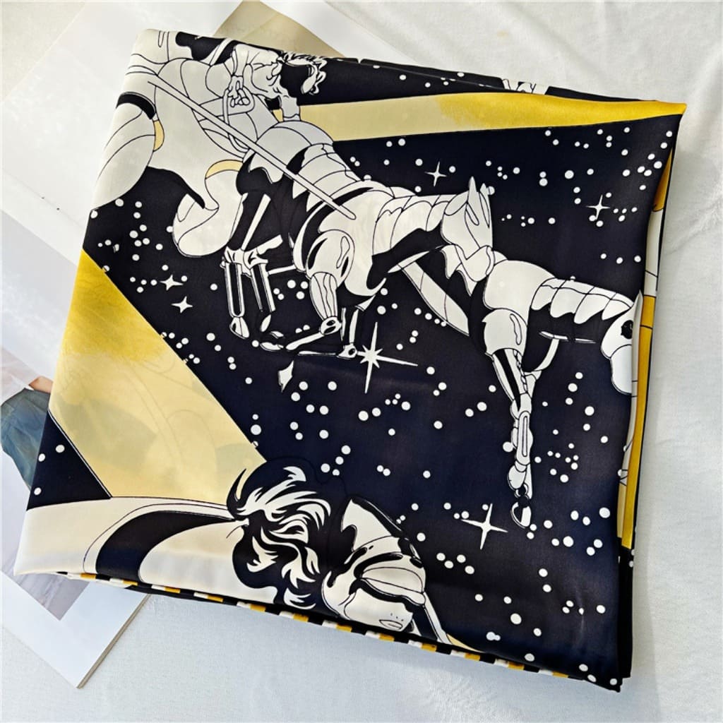 MaraSilk Pure Mulberry Silk Scarf - Square Crepe Satin MS570