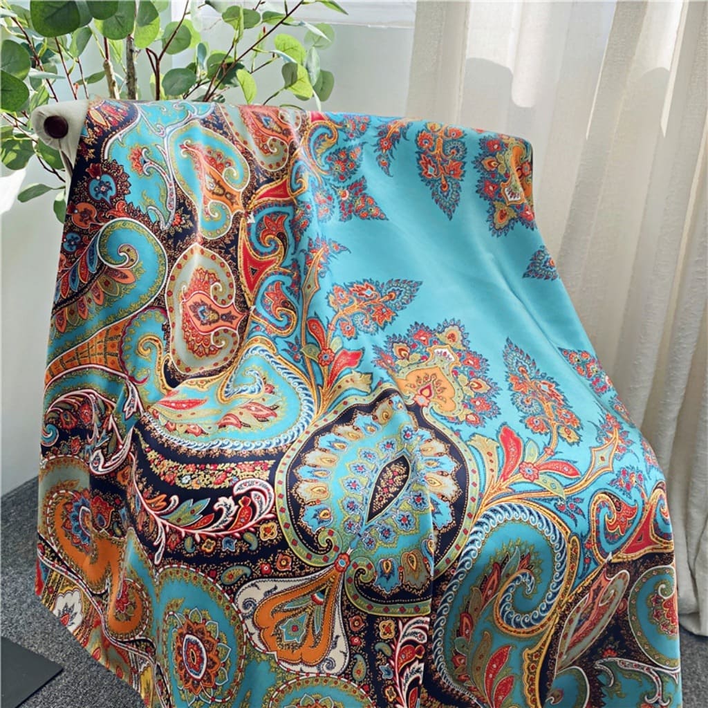 MaraSilk Pure Mulberry Silk Scarf - Square Crepe Satin MS571