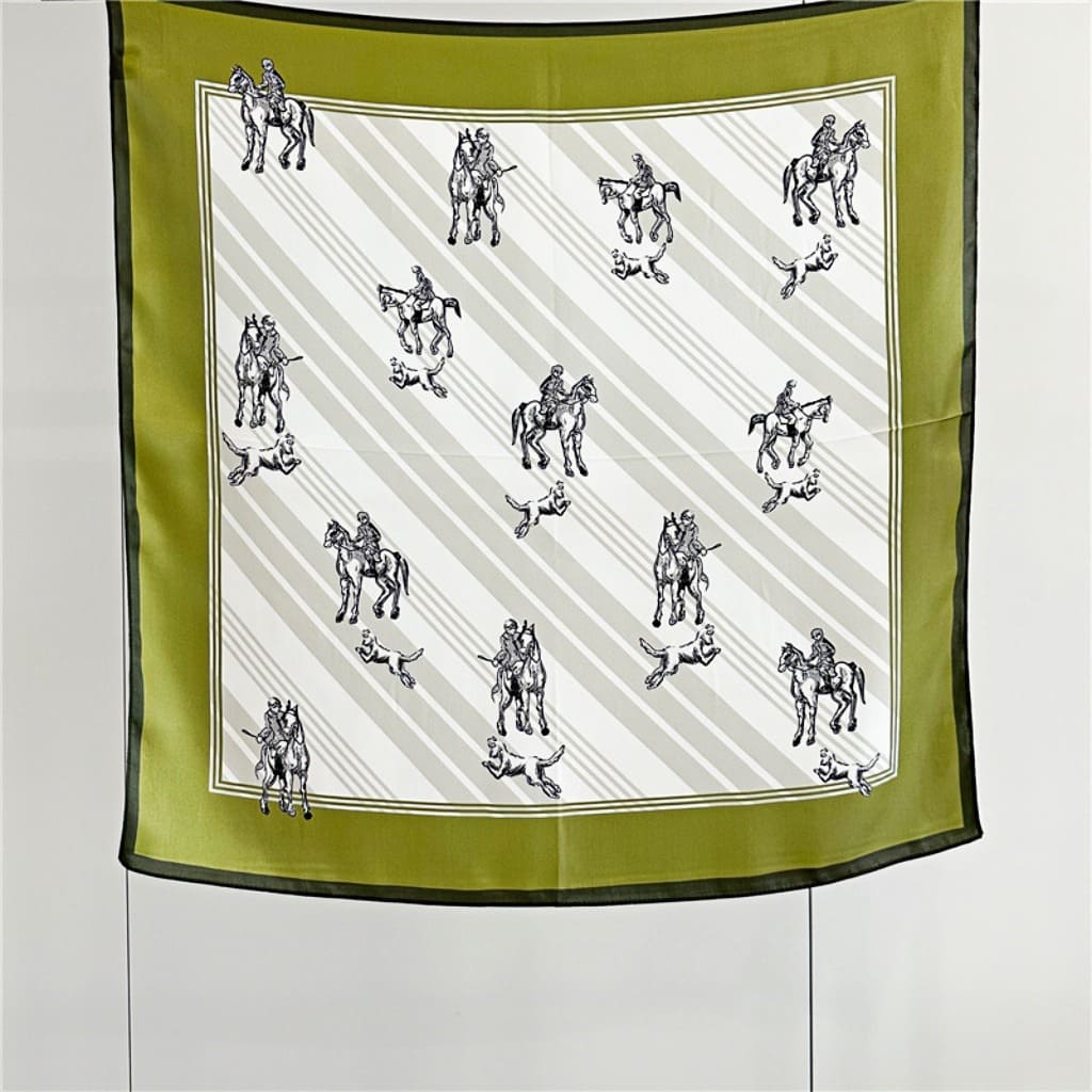 MaraSilk Pure Mulberry Silk Scarf Square Crepe Satin MS61-44