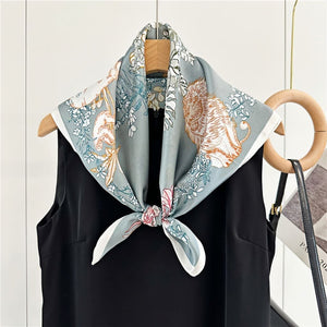 MaraSilk Pure Mulberry Silk Scarf Square Crepe Satin MS61-81