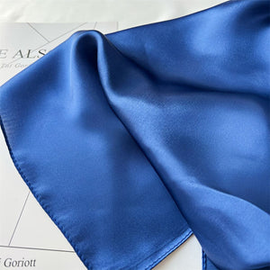 MaraSilk Pure Mulberry Silk Scarf Square Crepe Satin MS62-24