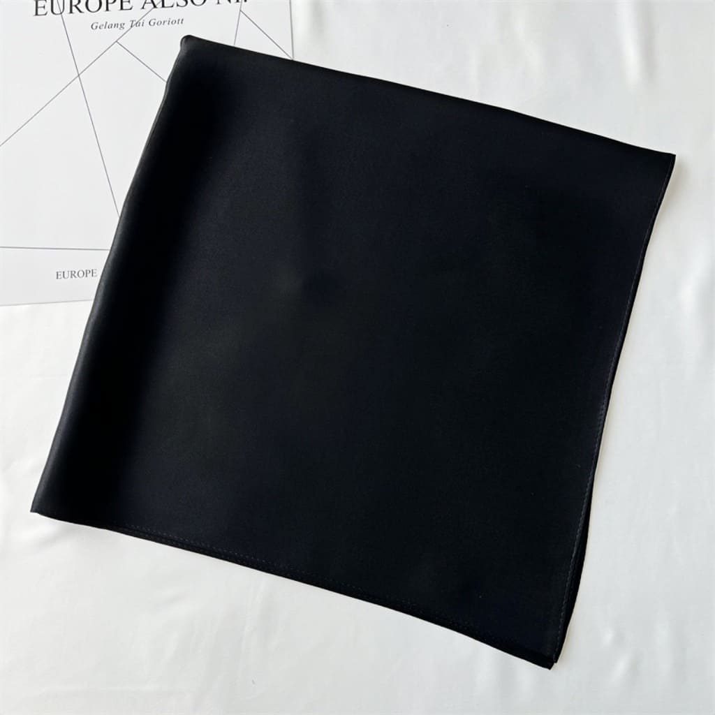 MaraSilk Pure Mulberry Silk Scarf Square Crepe Satin MS62-31