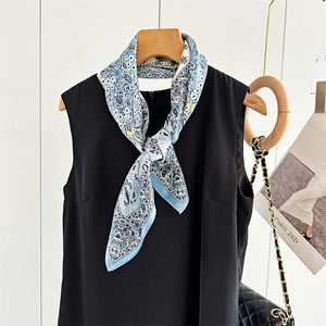 MaraSilk Pure Mulberry Silk Scarf Square Crepe Satin MS63-5