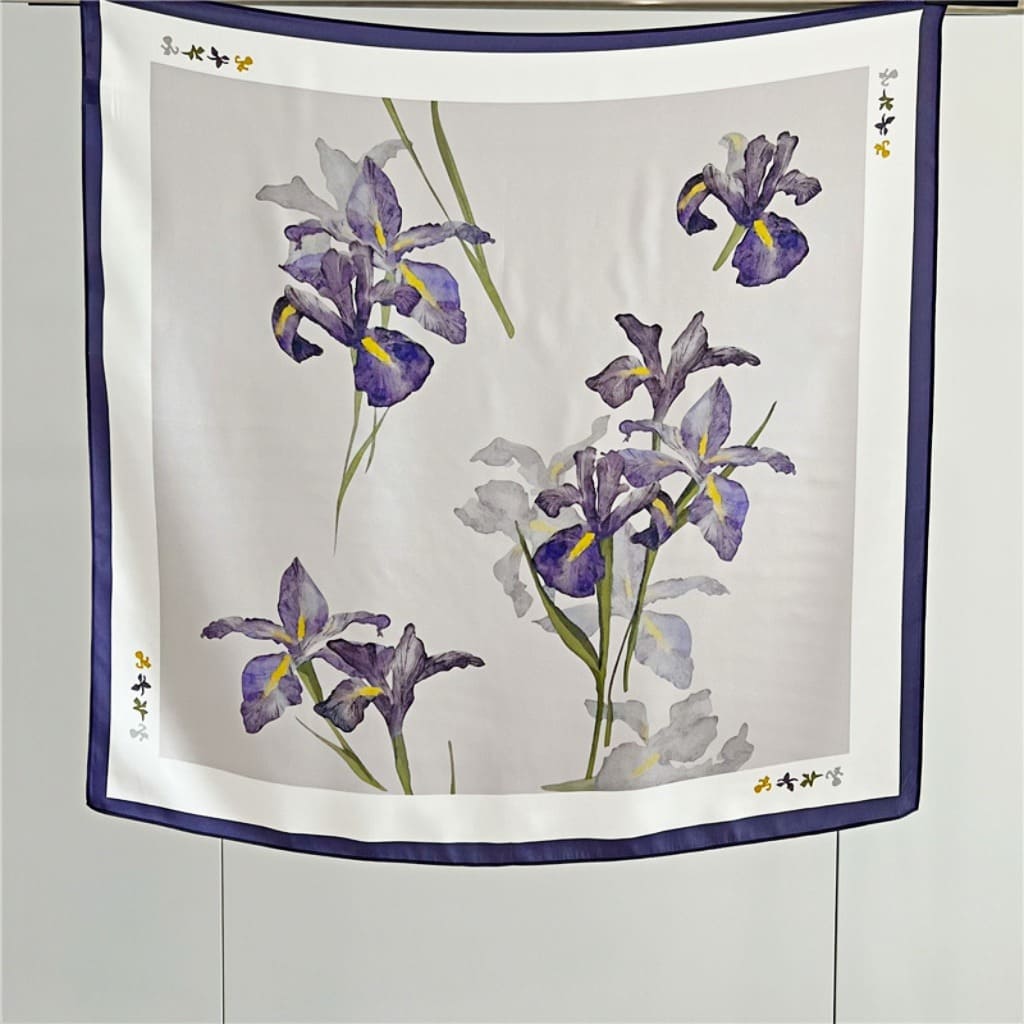 MaraSilk Pure Mulberry Silk Scarf - Square Crepe Satin MS65