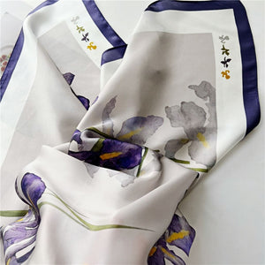 MaraSilk Pure Mulberry Silk Scarf - Square Crepe Satin MS65
