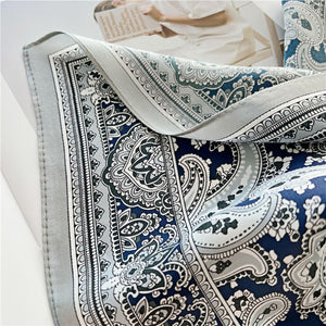 MaraSilk Pure Mulberry Silk Scarf - Square Crepe Satin MS66