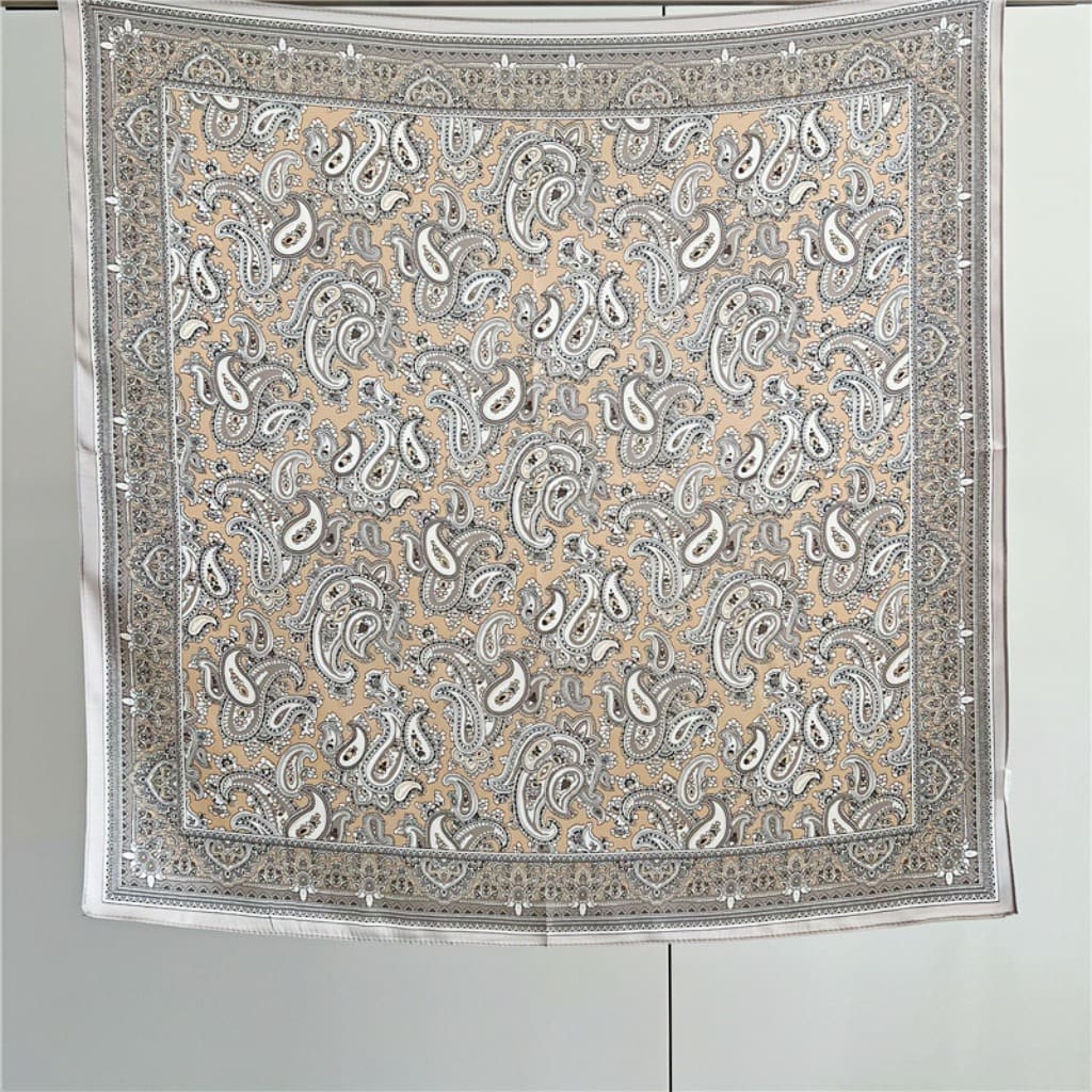 MaraSilk Pure Mulberry Silk Scarf - Square Crepe Satin MS66 25" x 25" MS6603