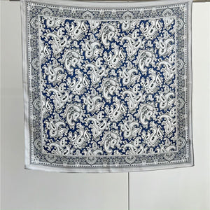 MaraSilk Pure Mulberry Silk Scarf - Square Crepe Satin MS66 25" x 25" MS6602