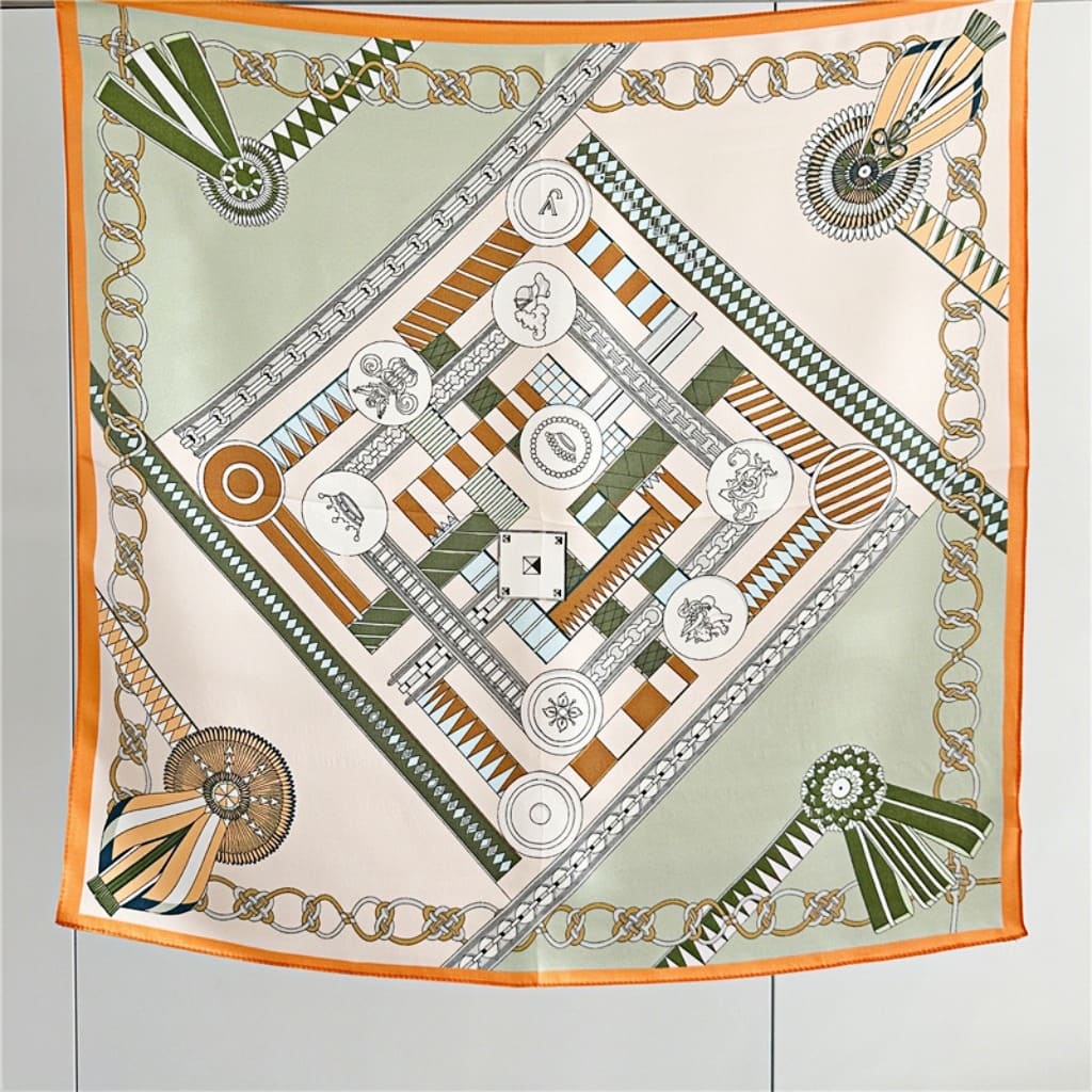 MaraSilk Pure Mulberry Silk Scarf - Square Crepe Satin MS67