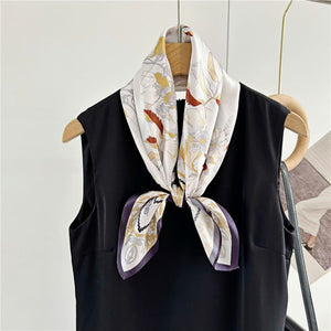 MaraSilk Pure Mulberry Silk Scarf - Square Crepe Satin MS67