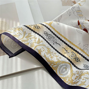 MaraSilk Pure Mulberry Silk Scarf - Square Crepe Satin MS67