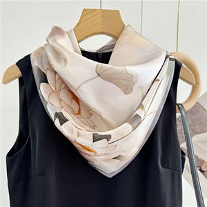 MaraSilk Pure Mulberry Silk Scarf - Square Crepe Satin MS67