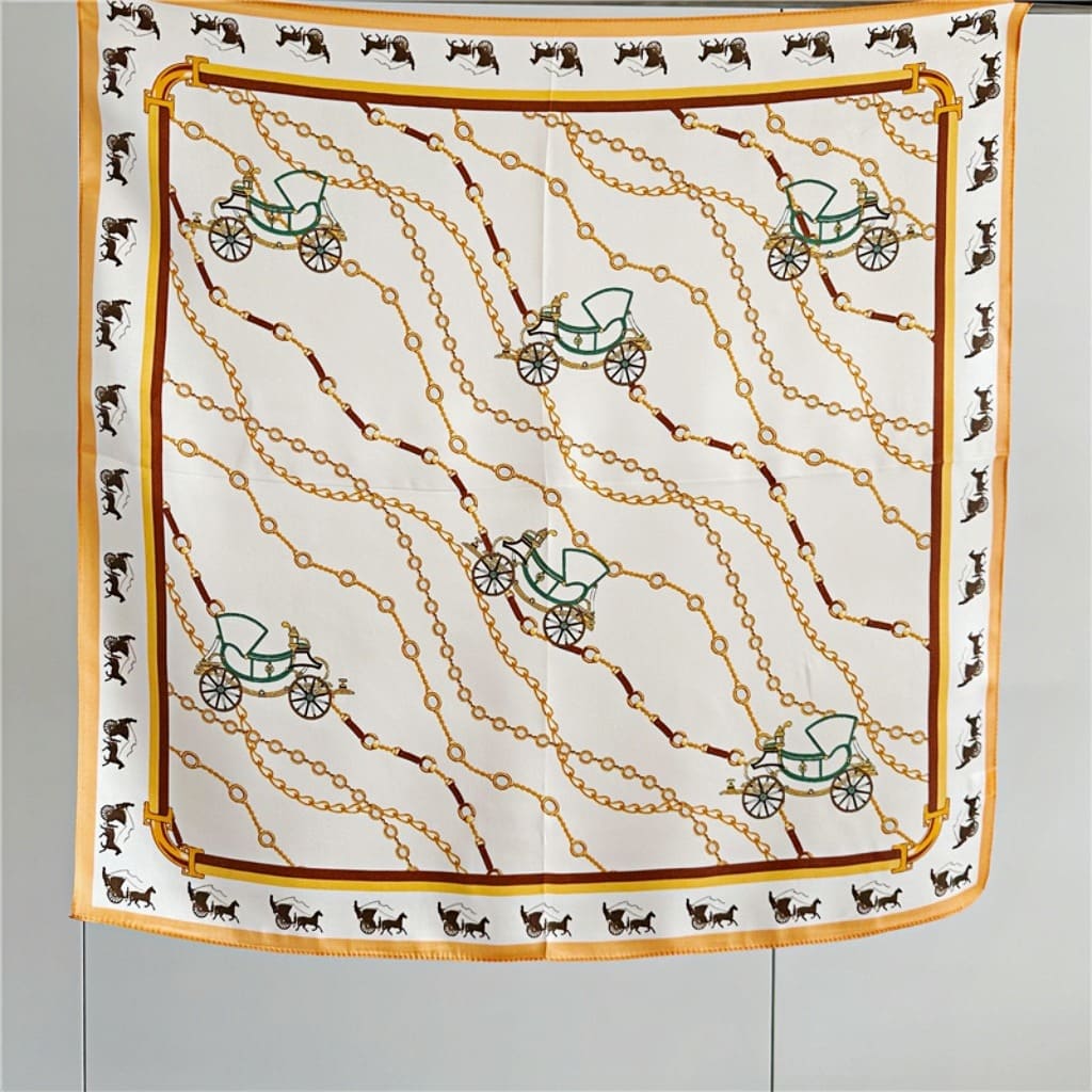 MaraSilk Pure Mulberry Silk Scarf - Square Crepe Satin MS67