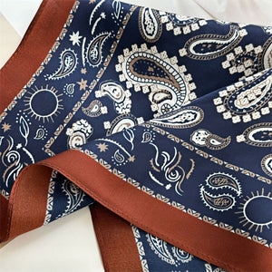 MaraSilk Pure Mulberry Silk Scarf - Square Crepe Satin MS69