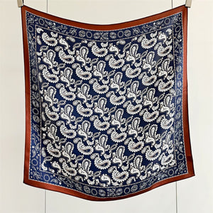 MaraSilk Pure Mulberry Silk Scarf - Square Crepe Satin MS69