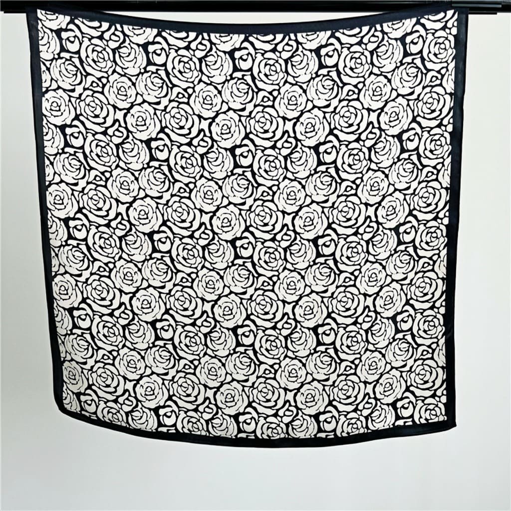 MaraSilk Pure Mulberry Silk Scarf - Square Crepe Satin MS70