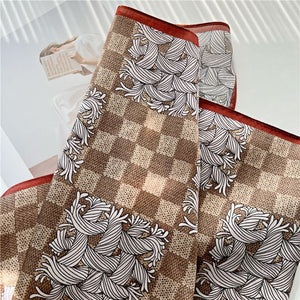 MaraSilk Pure Mulberry Silk Scarf - Square Crepe Satin MS72