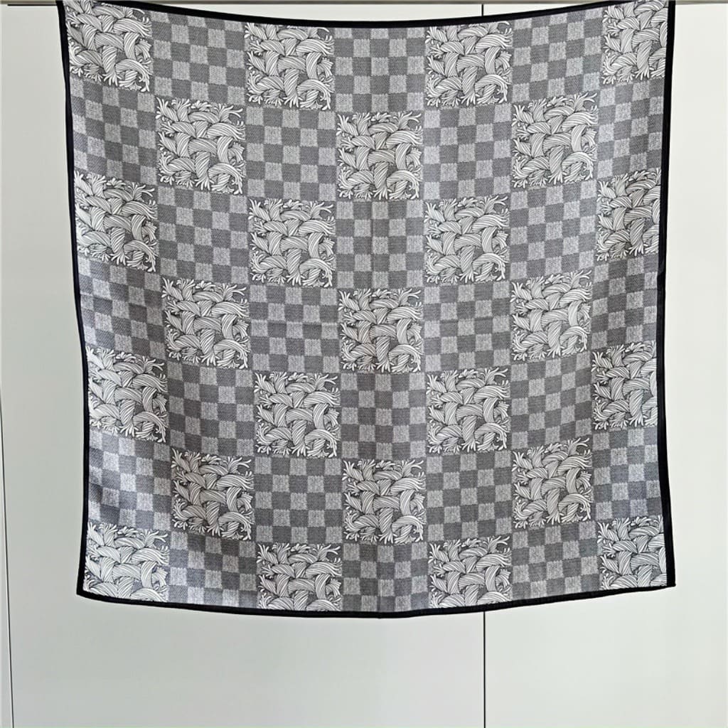 MaraSilk Pure Mulberry Silk Scarf - Square Crepe Satin MS72 25" x 25" MS7203